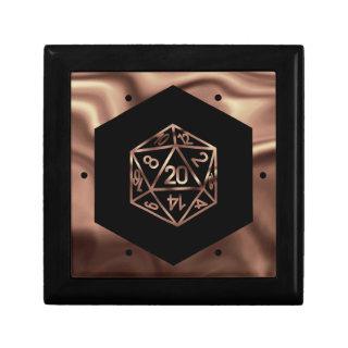 RPG Dice | Copper Fantasy Retro Tabletop PnP Gamer Gift Box