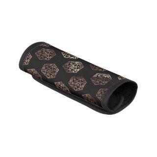 RPG Dice | Copper Fantasy Retro Tabletop PnP Gamer Luggage Handle Wrap