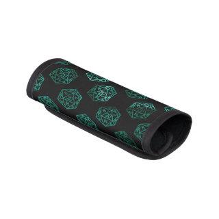 RPG Dice | Emerald Fantasy Tabletop Retro Gamer Luggage Handle Wrap