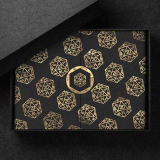 RPG Dice | Gold Old School Tabletop PnP Roleplayer Tissue Paper