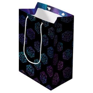 RPG Dice | Nebula Fantasy Retro Tabletop PnP Gamer Medium Gift Bag