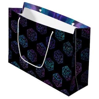 RPG Dice | Nebula Fantasy Tabletop Retro PnP Gamer Large Gift Bag