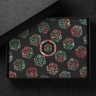 RPG Dice | XMAS Fantasy Retro Tabletop PnP Gamer Tissue Paper