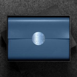 RPG Luxe | Blue Fantasy Tabletop Gamer Custom Classic Round Sticker