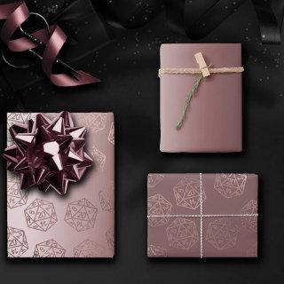 RPG Luxe | Mauve Sheen Fantasy Tabletop Gamer Dice  Sheets