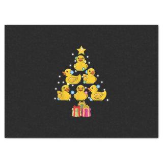 Rubber Duck Christmas Tree Duckie Quack Christmas Tissue Paper