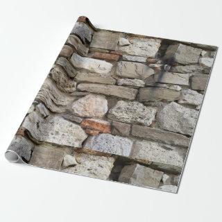Rubble stone wall pattern