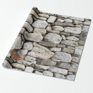 Rubble stone wall pattern