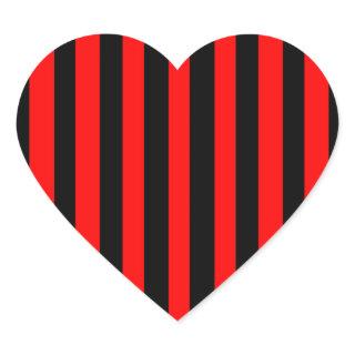 Ruby Black Heart Sticker