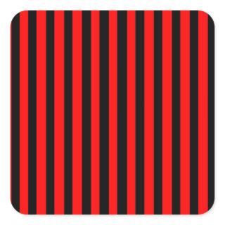 Ruby Black Square Sticker