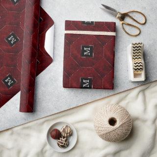 Ruby Crimson Red | Classic Grunge Monogram