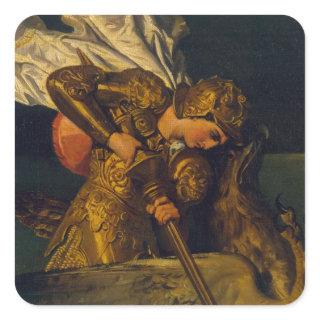 Ruggiero Rescuing Angelica Square Sticker