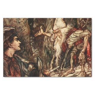 “Rumpelstiltskin” Fairy Art by Arthur Rackham Tissue Paper