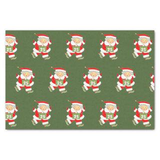 Running Runner Christmas Holiday Tissue Paper