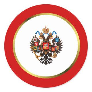 Russian Imperial Crest Stickers