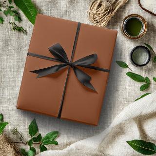 Rust Brown Solid Color | Classic | Elegant
