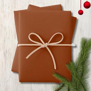 Rust Brown Solid Color | Classic | Elegant  Sheets