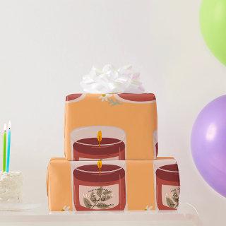 Rustic Autumn Magnolia Candle