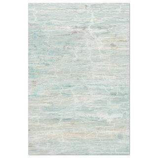 Rustic Beach Wood Ocean Blue Crackle Decoupage Tissue Paper