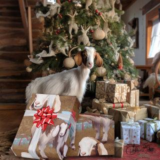 Rustic Boer Baby Goats Christmas