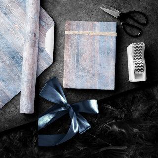Rustic Branding | Dusty Blue and Copper Wood Plank