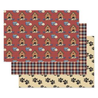 Rustic Country Love Dogs   Sheets