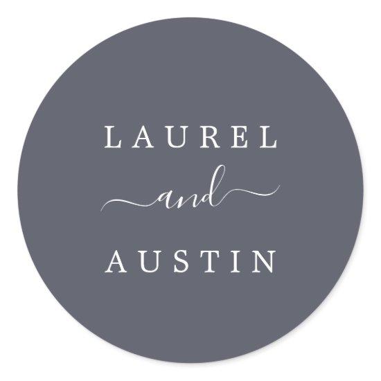 Rustic Earth | Purple Wedding Envelope Seals
