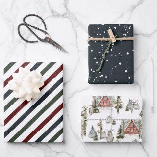 Rustic Elegant Snowy Winter | Christmas Holiday  Sheets