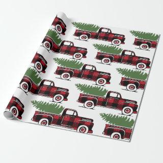 Rustic Farm Truck with Christmas Tree