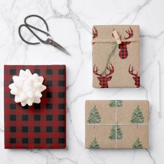 Rustic Farmhouse wrapping kraft Christmas paper