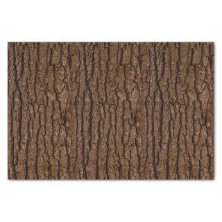 Rustic Faux Piece of Wood Grain Tree Bark Tissue Paper