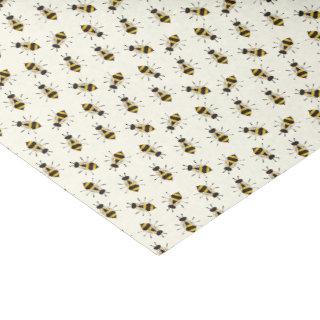 Rustic Illustrated Bee Tissue Paper