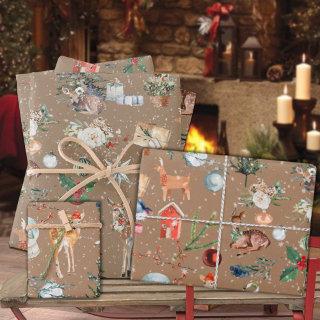 Rustic Kraft Everything Christmas  Sheets