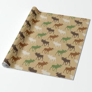 Rustic Moose Pattern