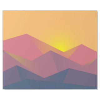 Rustic Mountains Geometric Minimalist