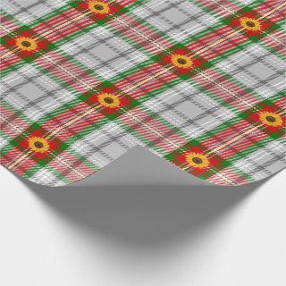 Rustic Plaid Sunflower Vintage Gift