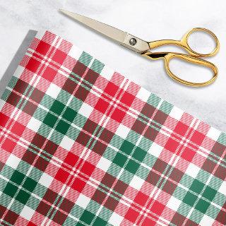 Rustic Red and Green Tartan Plaid Holiday