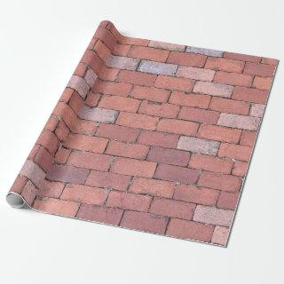Rustic Red Brick floor texture pattern gift