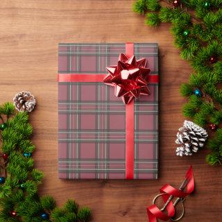 Rustic Red Retro Plaid Christmas