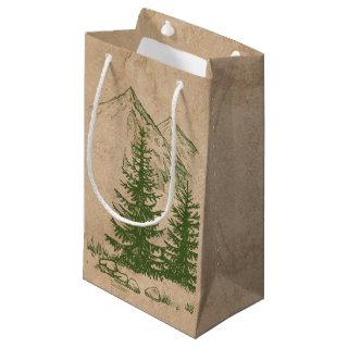 Rustic Scenic Mountain wedding Gift Bag