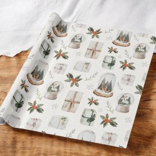 Rustic Snow Globe Christmas Birthday Party