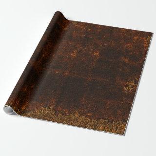 Rustic Texture Vintage Dark Brown Decoupage