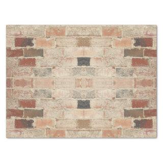 Rustic Unique Vintage Old Brick Natural Texture Tissue Paper