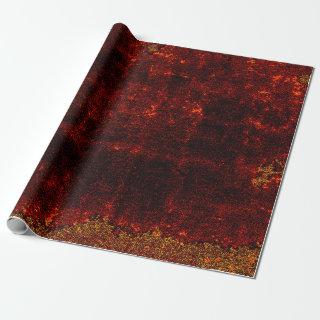 Rustic Vintage Bright Orange Brown Grunge Texture