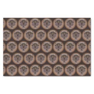 Rustic Western Plains Bison Tissue Paper