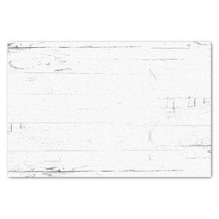 Rustic White Gray Faux Weathered Wood Decoupage Tissue Paper