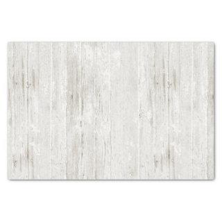 Rustic Whitewashed Wood Tissue Paper