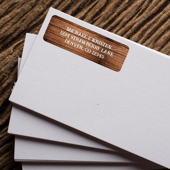 Rustic Wood Label