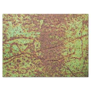 Rusty green look tissue paper
