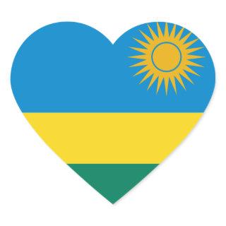 rwanda heart sticker
